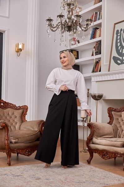Neways - 1073-Ancelina Pantolon etek Siyah