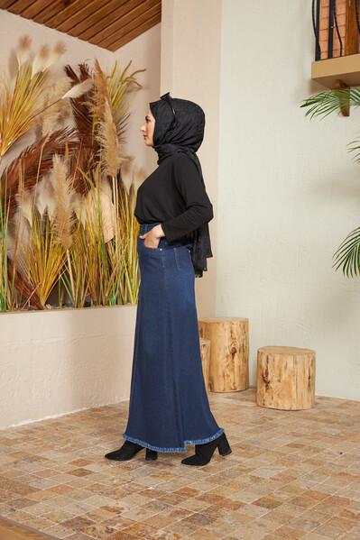 Neways - 2252-Denim Etek Lacivert