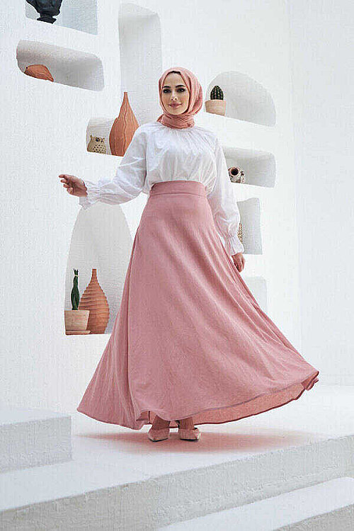2270-Ancelina Mevlana Etek Pudra - 2