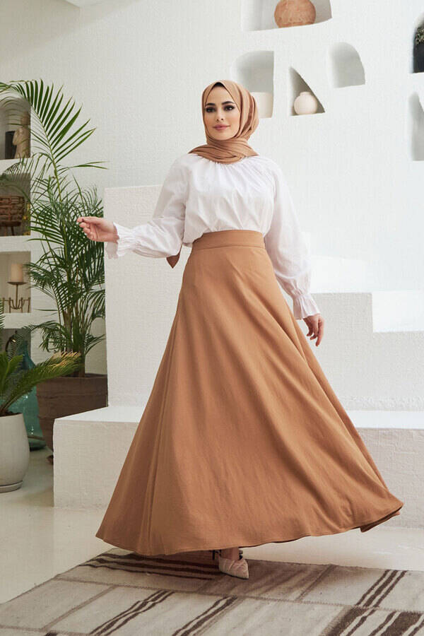 2270-Ancelina Mevlana Etek Somon