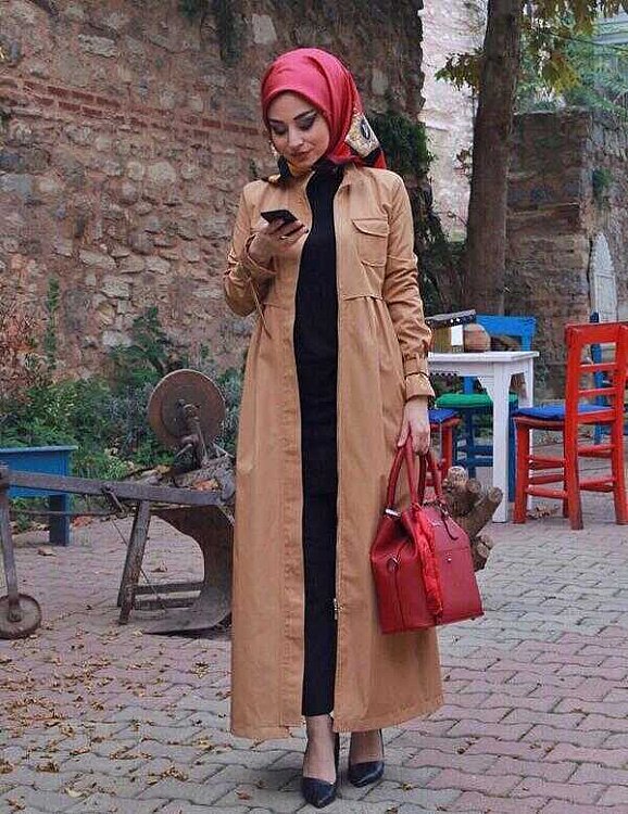 6302-İNTER BÜZGÜLÜ TRENÇKOT Camel - 4