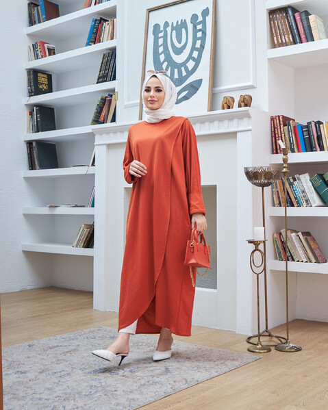 Neways - 6394-Ancelina Standart Tunik Taba