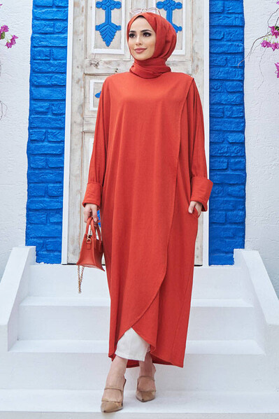 Neways - 6394-Ancelina Standart Tunik Kiremit