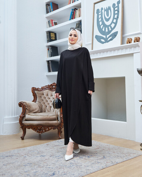 Neways - 6394-Ancelina Standart Tunik Siyah