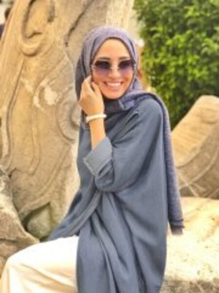 Neways - 6394-Denim Standart Salaş Tunik Gri