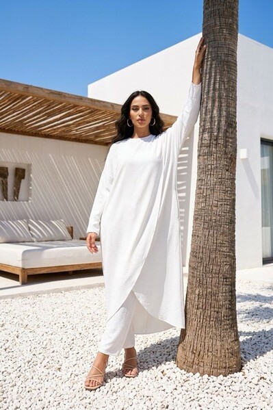 Neways - 6394-Standart Tunik Beyaz