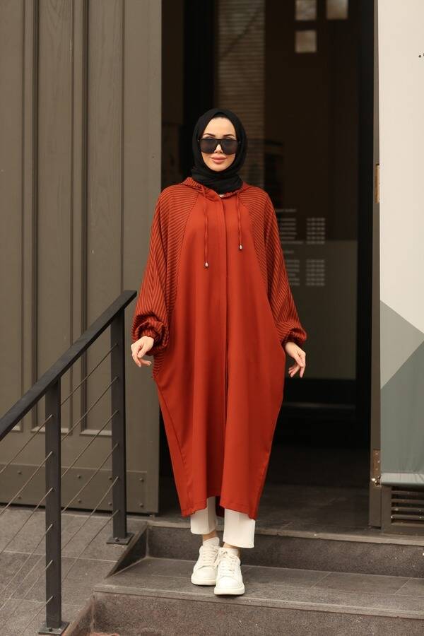 6465- Standart Yarasa Tunik Kiremit
