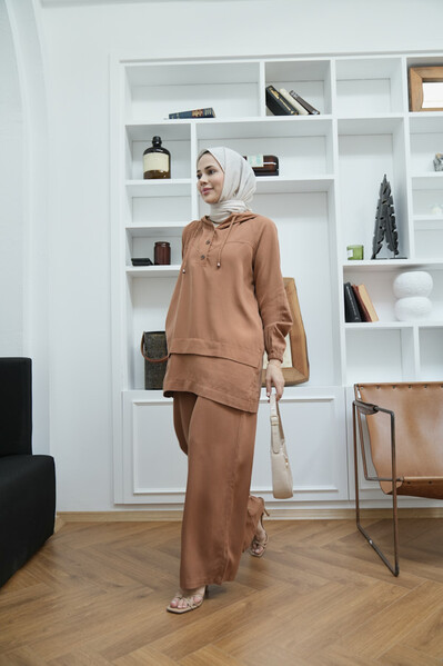 Neways - 6540-Tensel İkili Takım Açık Kahve