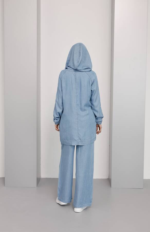 6540-Tensel İkili Takım Mavi