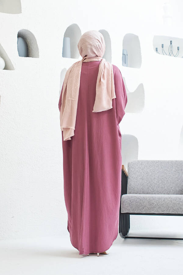 6571-Ancelina Abaya Lila