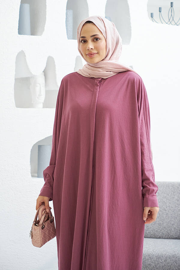 6571-Ancelina Abaya Lila