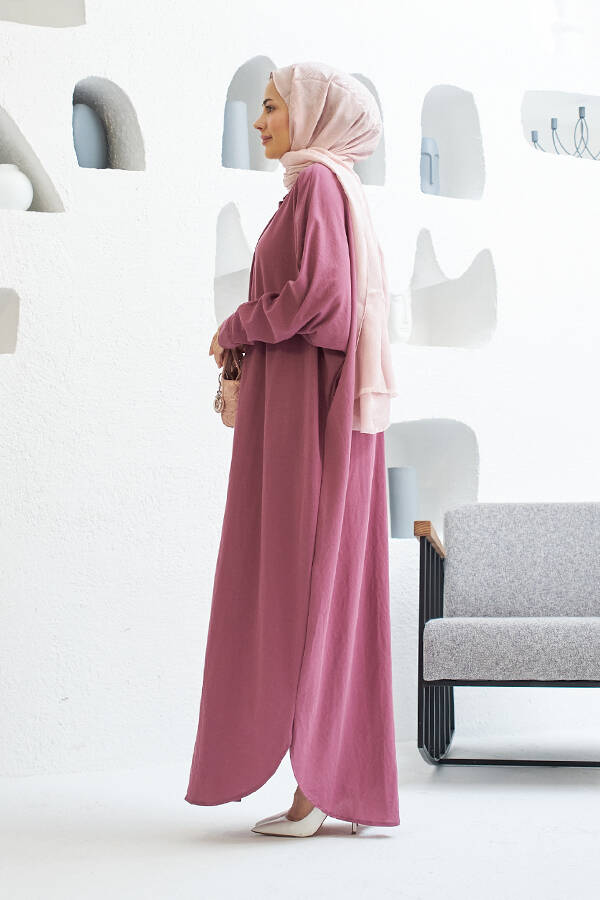 6571-Ancelina Abaya Lila