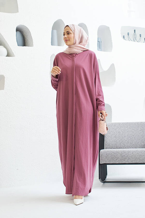 6571-Ancelina Abaya Lila