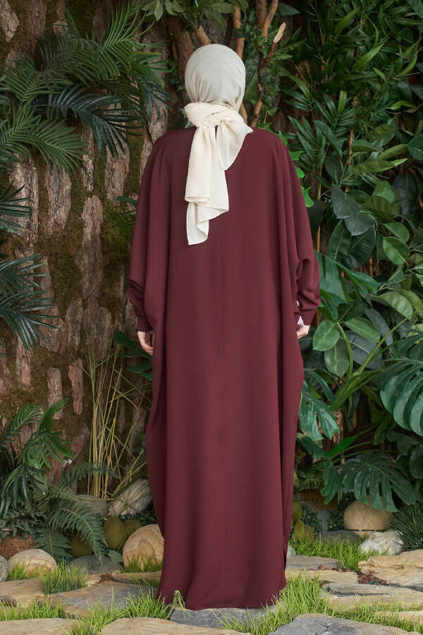 6571-Berlin Abaya Bordo