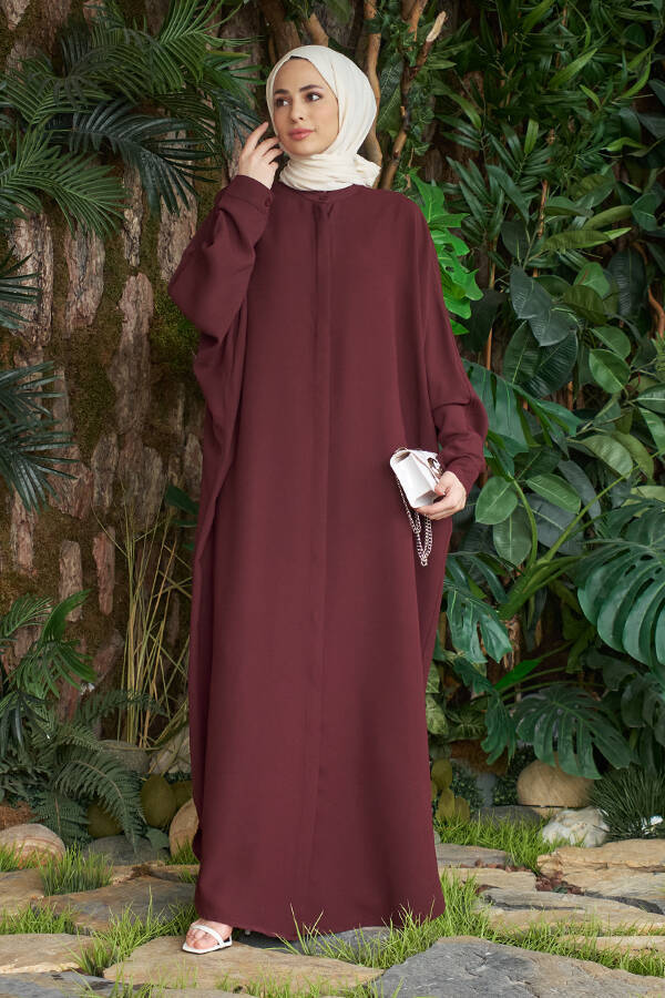 6571-Berlin Abaya Bordo