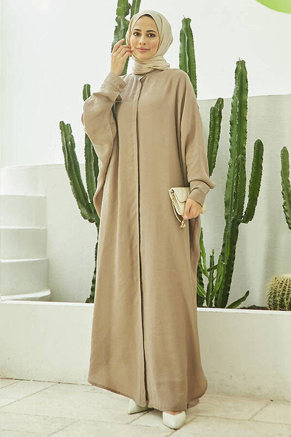 6571-Fendi Modal Abaya Vizon