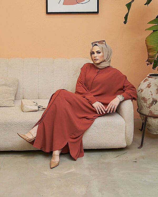 6571-Krep Abaya Taba - 2