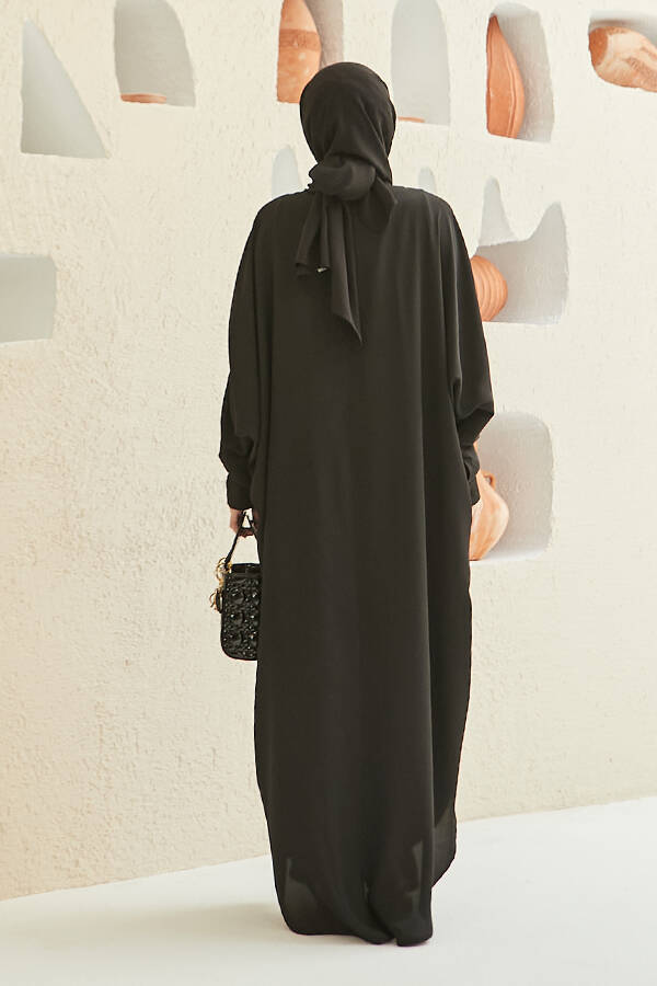 6571-Standart Abaya Siyah