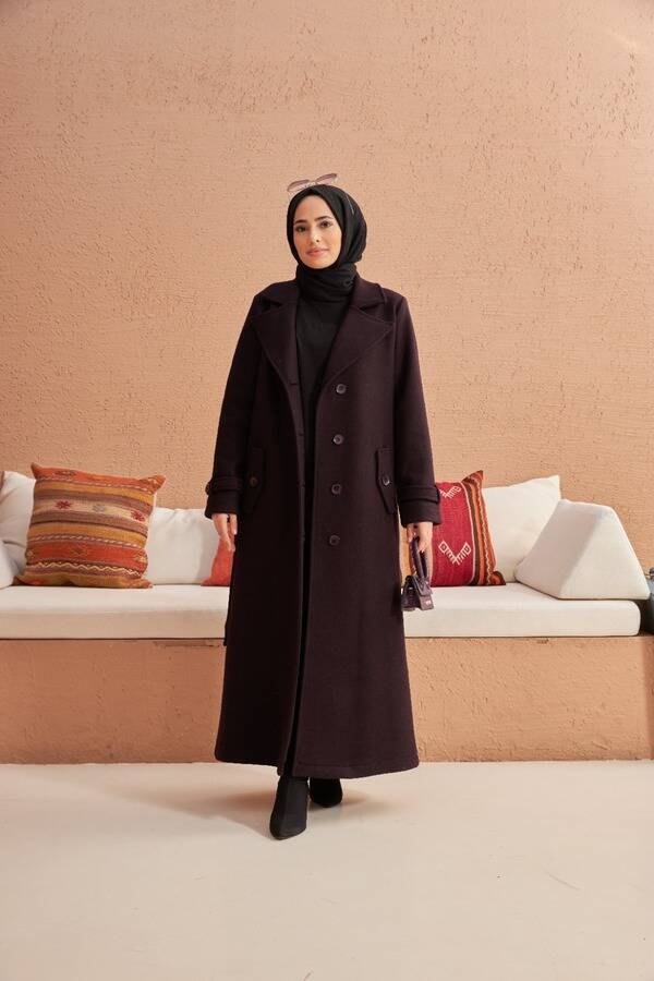 6574 - Kaşe Kap Mürdüm