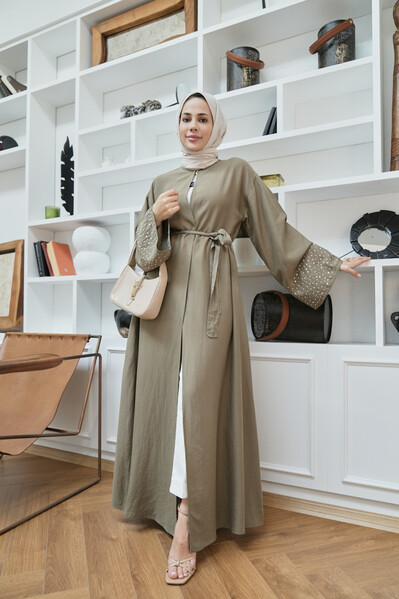 Neways - 6642-Parça Boya Tensel Abaya Haki