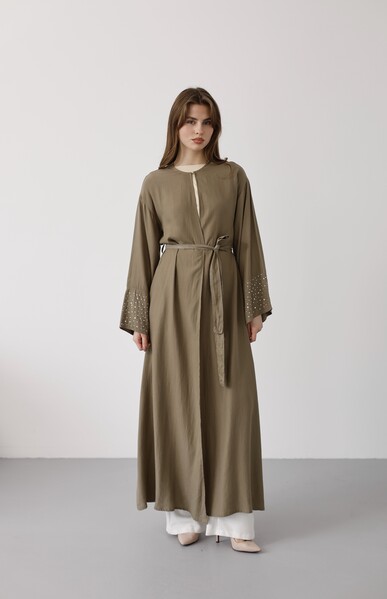 Neways - 6642-Parça Boya Tensel Abaya Haki