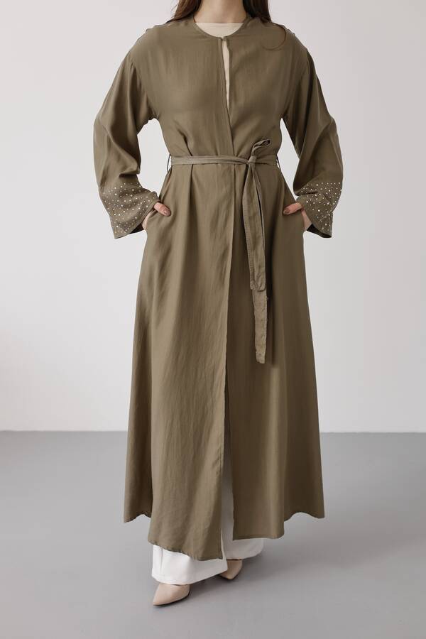 6642-Parça Boya Tensel Abaya Haki