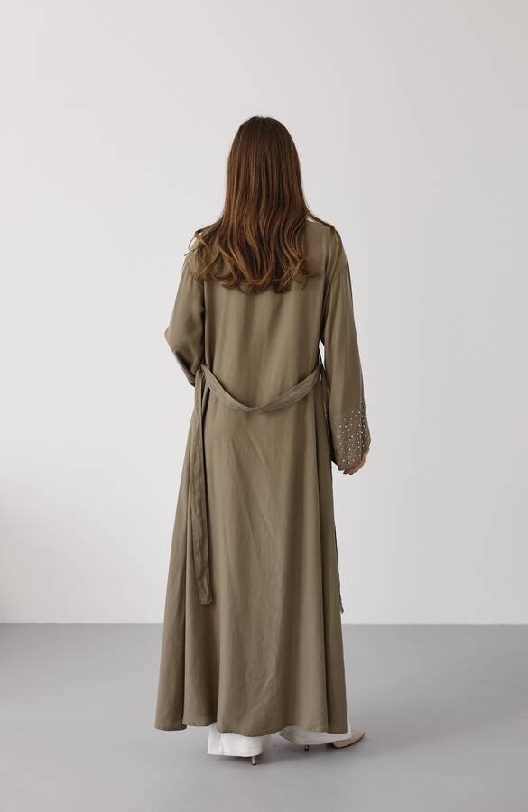 6642-Parça Boya Tensel Abaya Haki