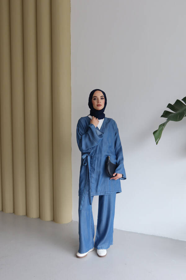 6662-İkili Takım Koyu Mavi